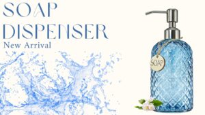 Add a Touch of Luxury to Your Sink Space: The Diamond-Cut Glass Soap Dispenser