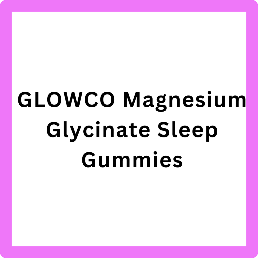 GLOWCO Magnesium Glycinate Sleep Gummies