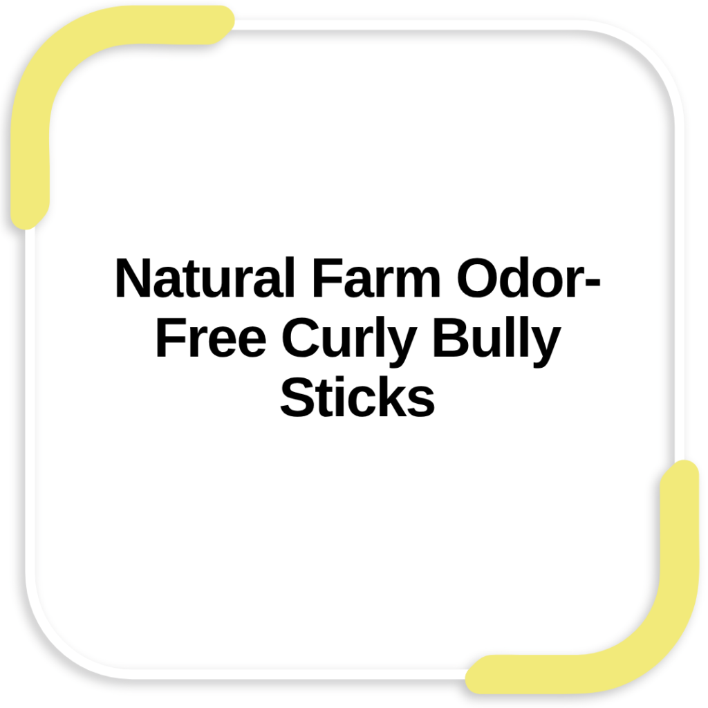 Natural Farm Odor-Free Curly Bully Sticks