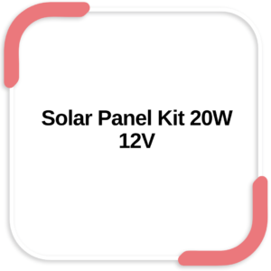 Solar Panel Kit 20W 12V