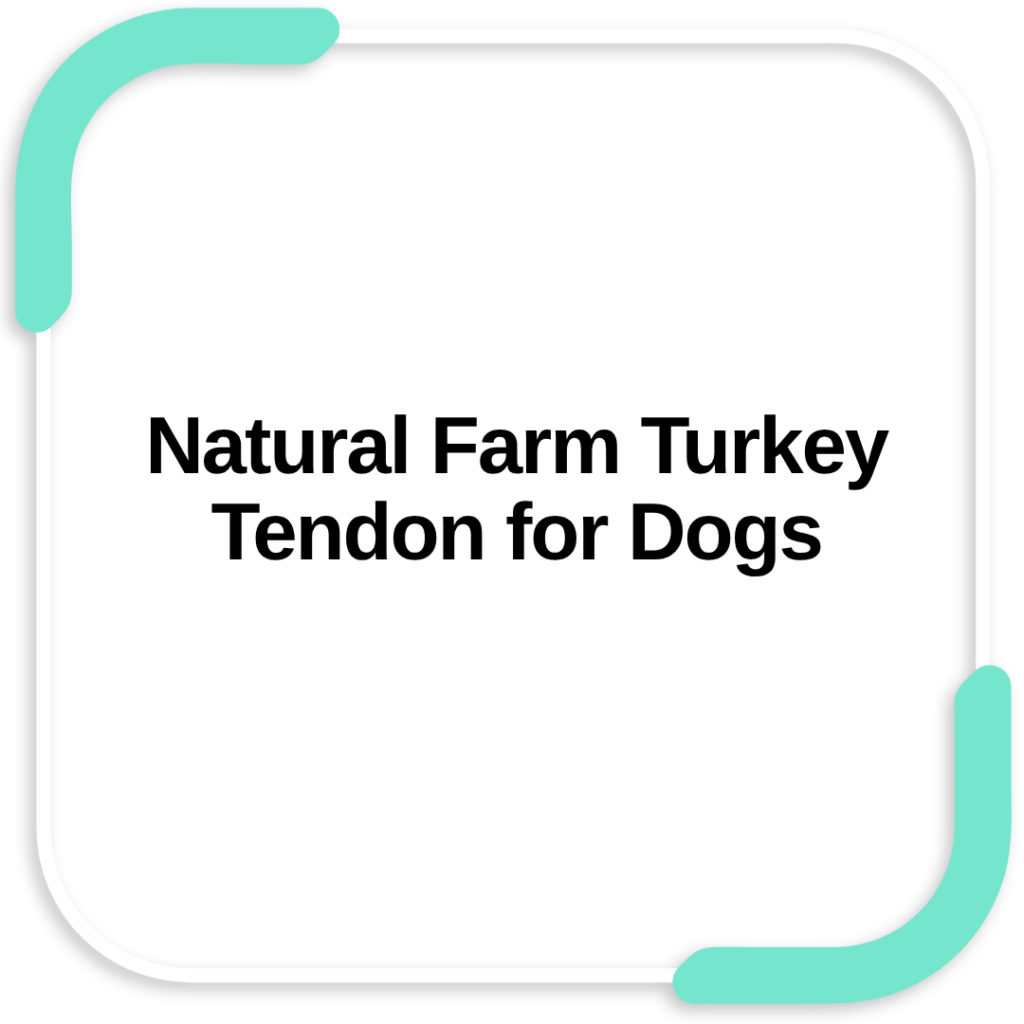 Natural Farm Turkey Tendon for Dogs