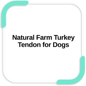 Natural Farm Turkey Tendon for Dogs