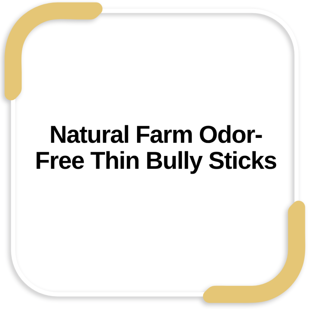 Natural Farm Odor-Free Thin Bully Sticks