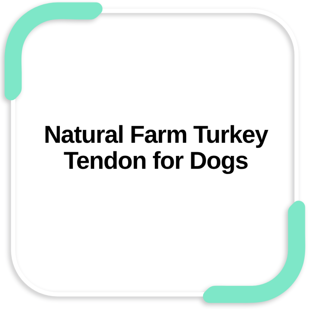 Natural Farm Turkey Tendon for Dogs