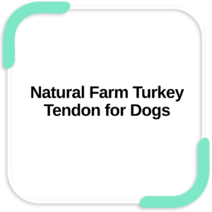 Natural Farm Turkey Tendon for Dogs