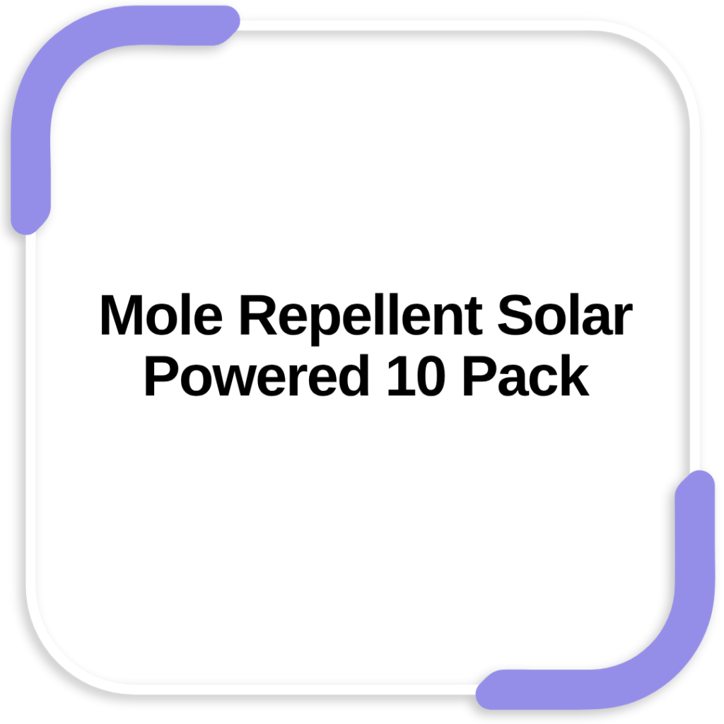 Mole Repellent Solar Powered 10 Pack