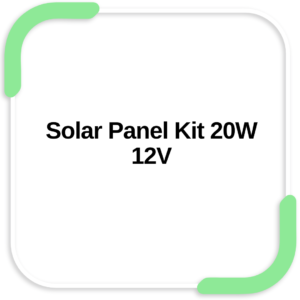 Solar Panel Kit 20W 12V