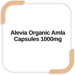 Alevia Organic Amla Capsules 1000mg