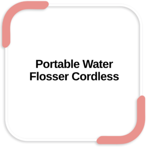 Portable Water Flosser Cordless