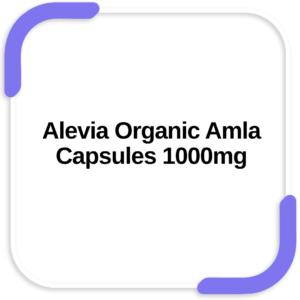 Alevia Organic Amla Capsules 1000mg
