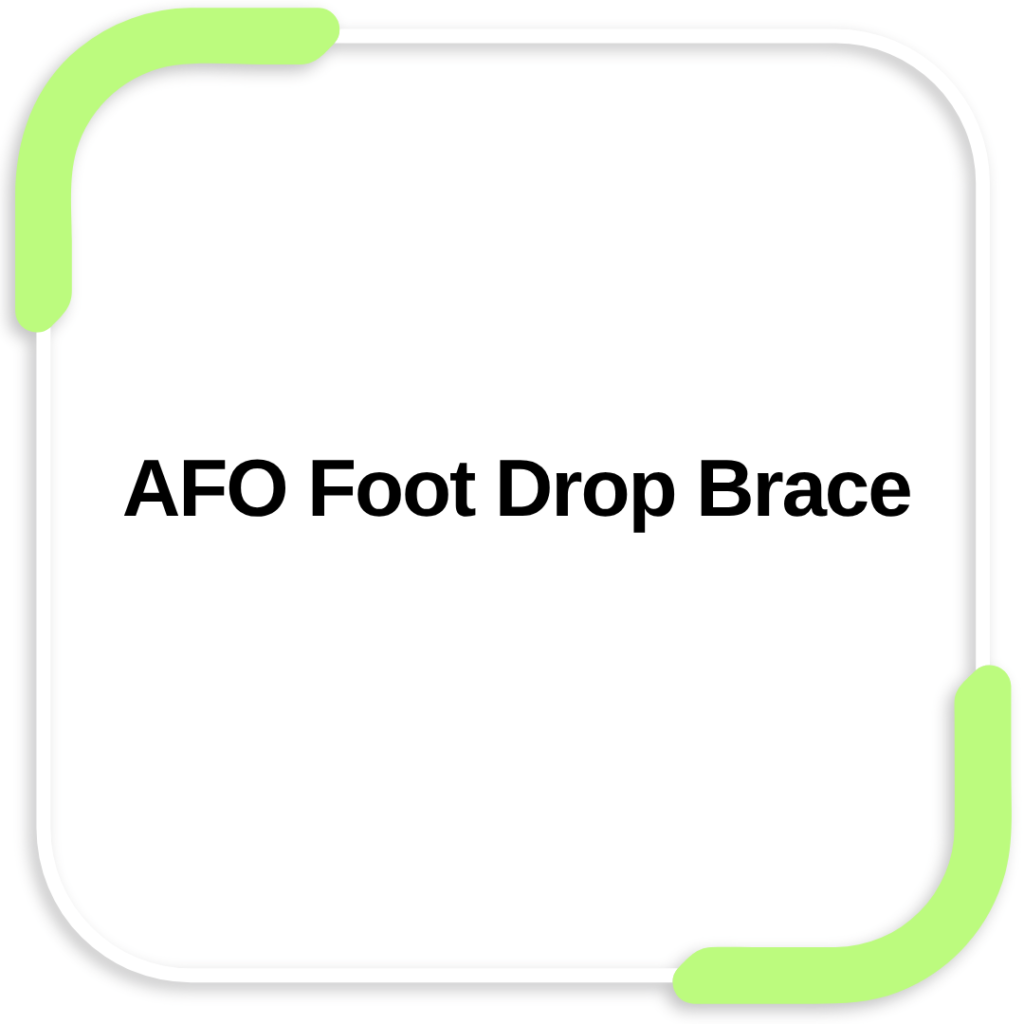 AFO Foot Drop Brace