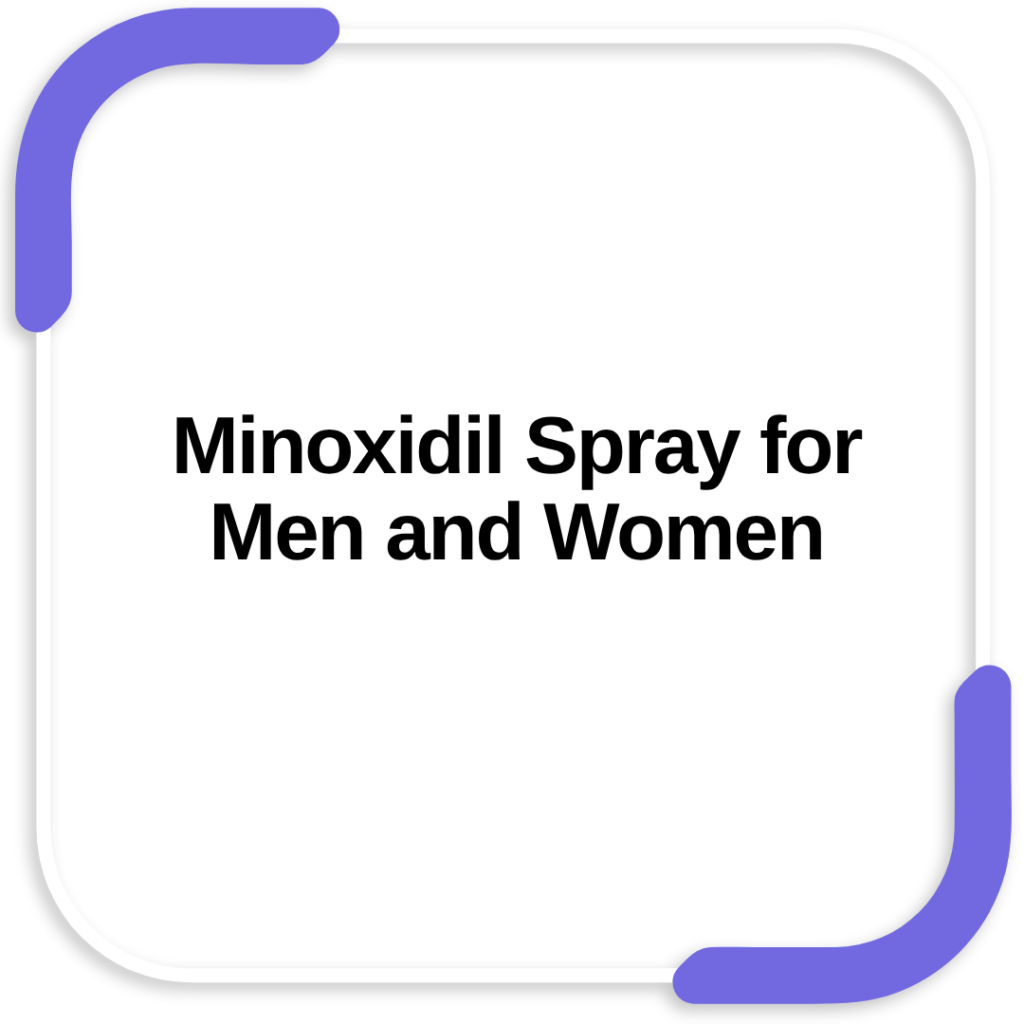 Minoxidil Spray for Men and Women