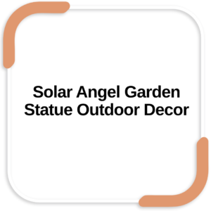 Solar Angel Garden Statue Outdoor Decor