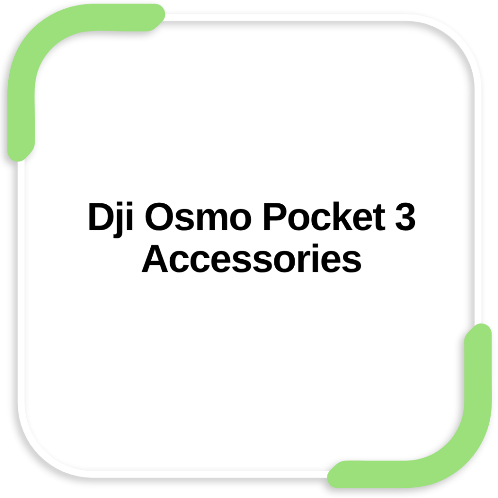 Dji Osmo Pocket 3 Accessories
