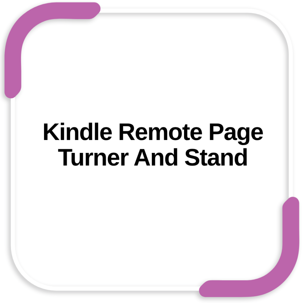 Kindle Remote Page Turner And Stand