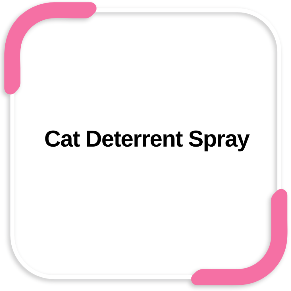 Cat Deterrent Spray