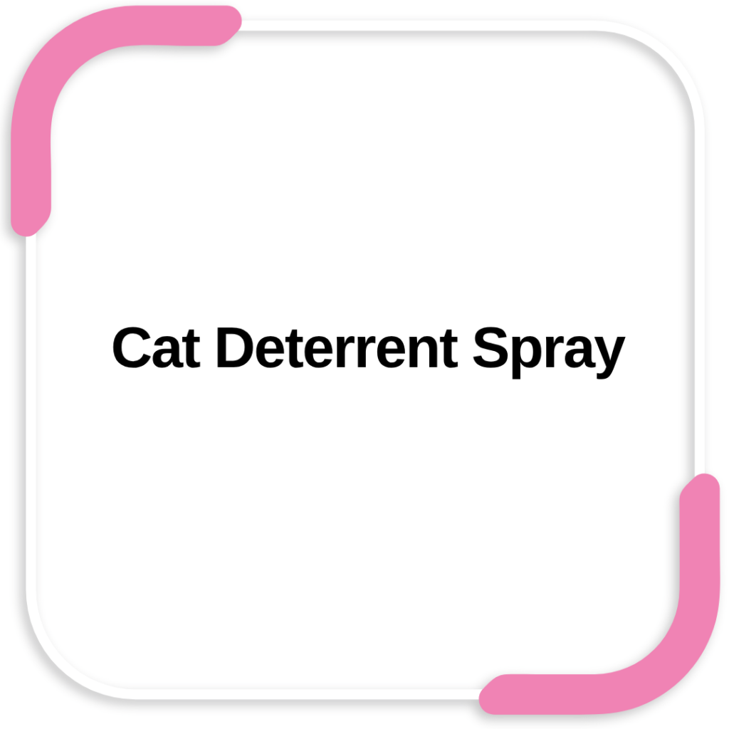 Cat Deterrent Spray