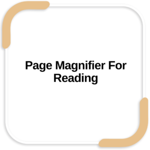 Page Magnifier For Reading