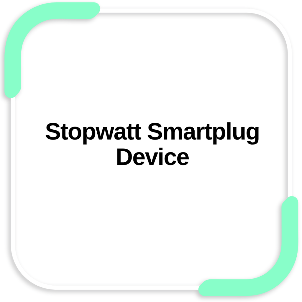 Stopwatt Smartplug Device