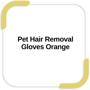 Pet Hair Removal Gloves Orange