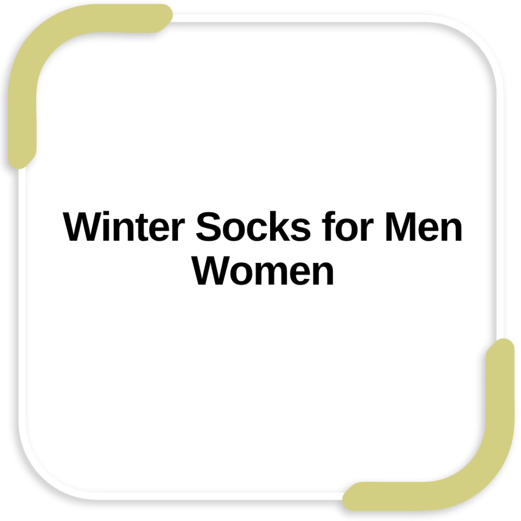 Winter Socks for Men Women