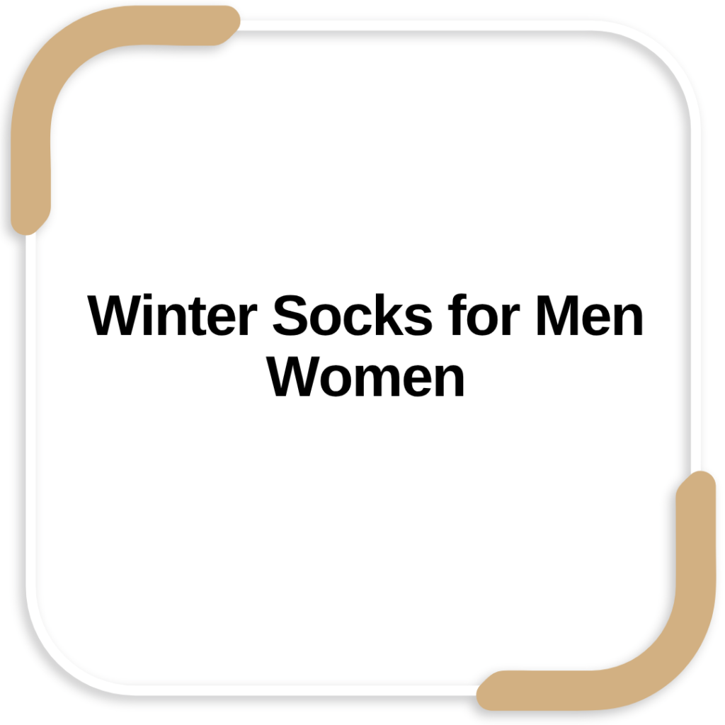 Winter Socks for Men Women