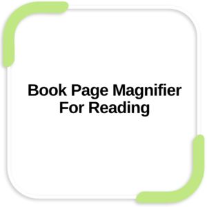 Book Page Magnifier For Reading