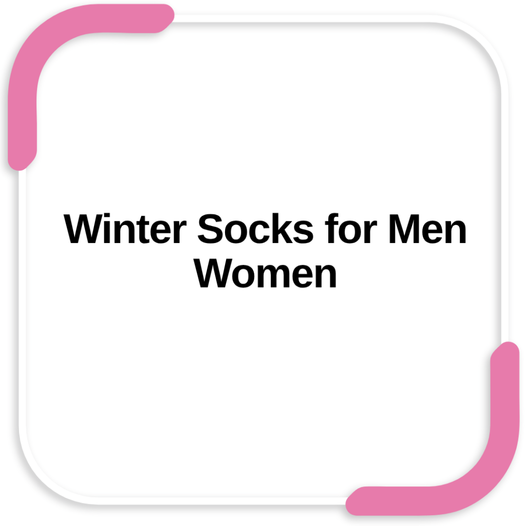 Winter Socks for Men Women