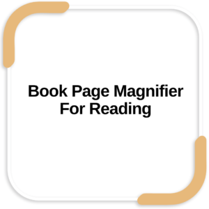 Book Page Magnifier For Reading