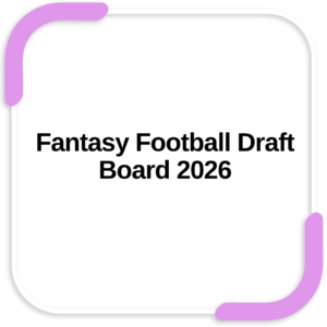 Fantasy Football Draft Board 2026