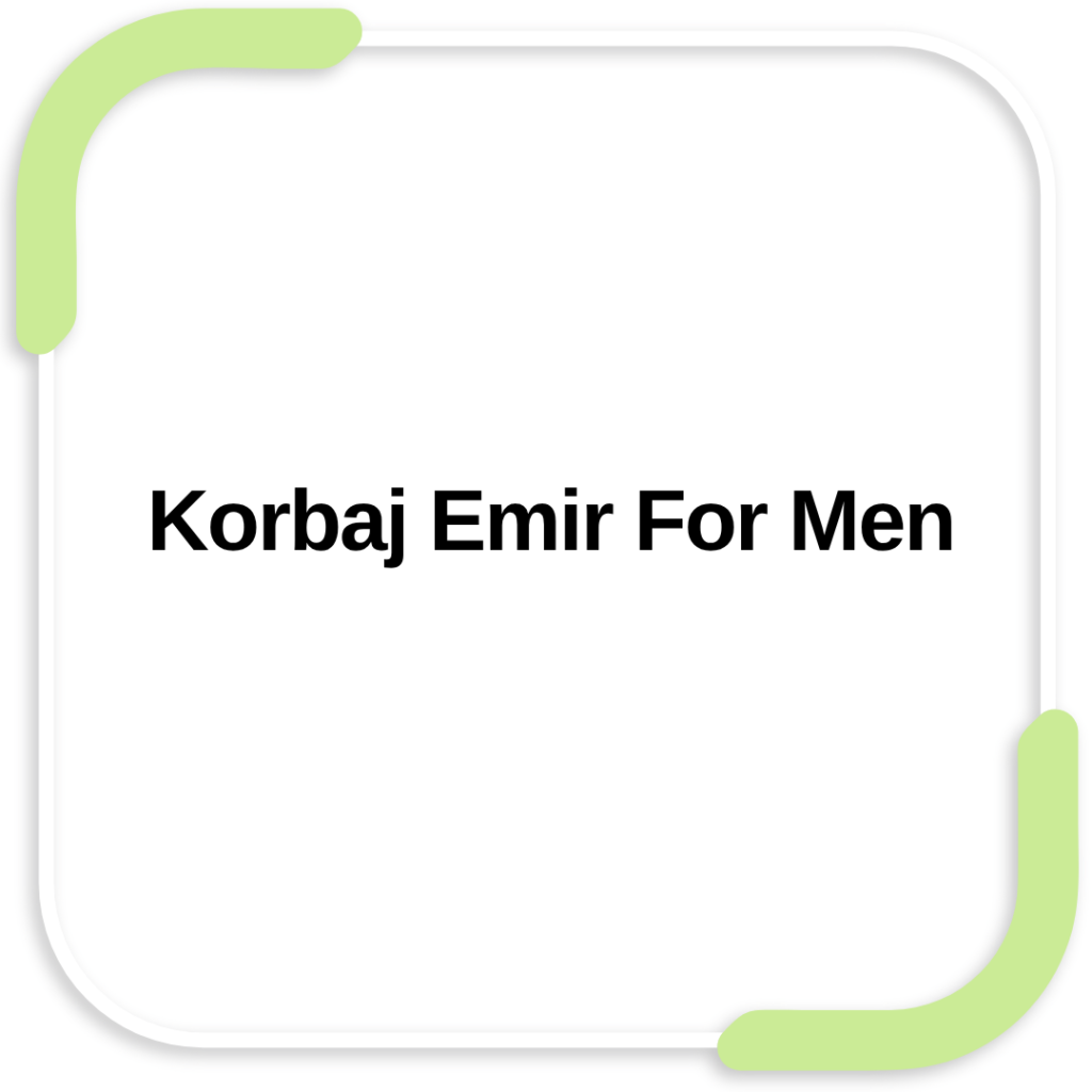 Korbaj Emir For Men