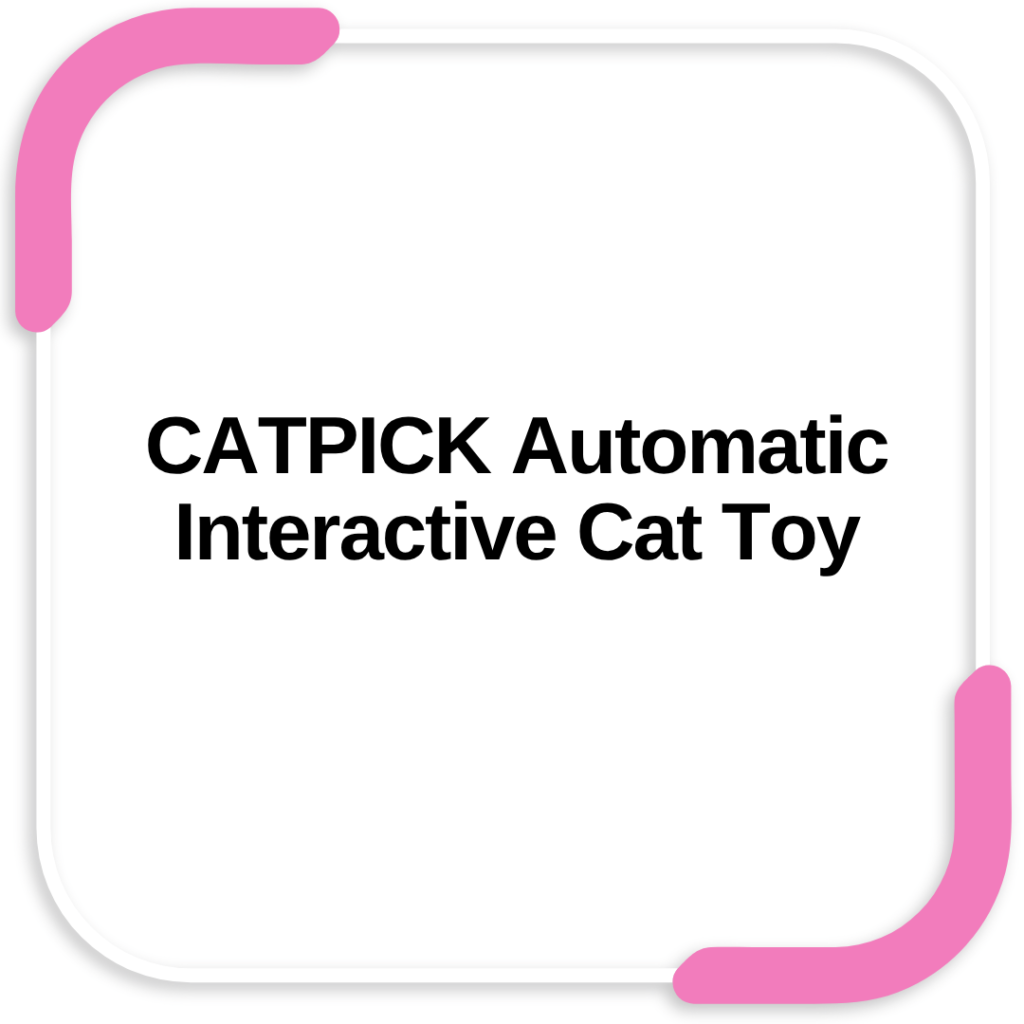 CATPICK Automatic Interactive Cat Toy