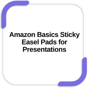 Amazon Basics Sticky Easel Pads for Presentations