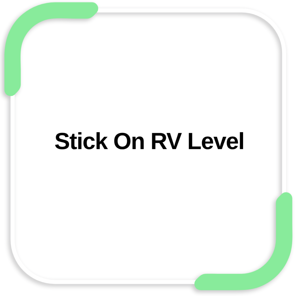 Stick On RV Level