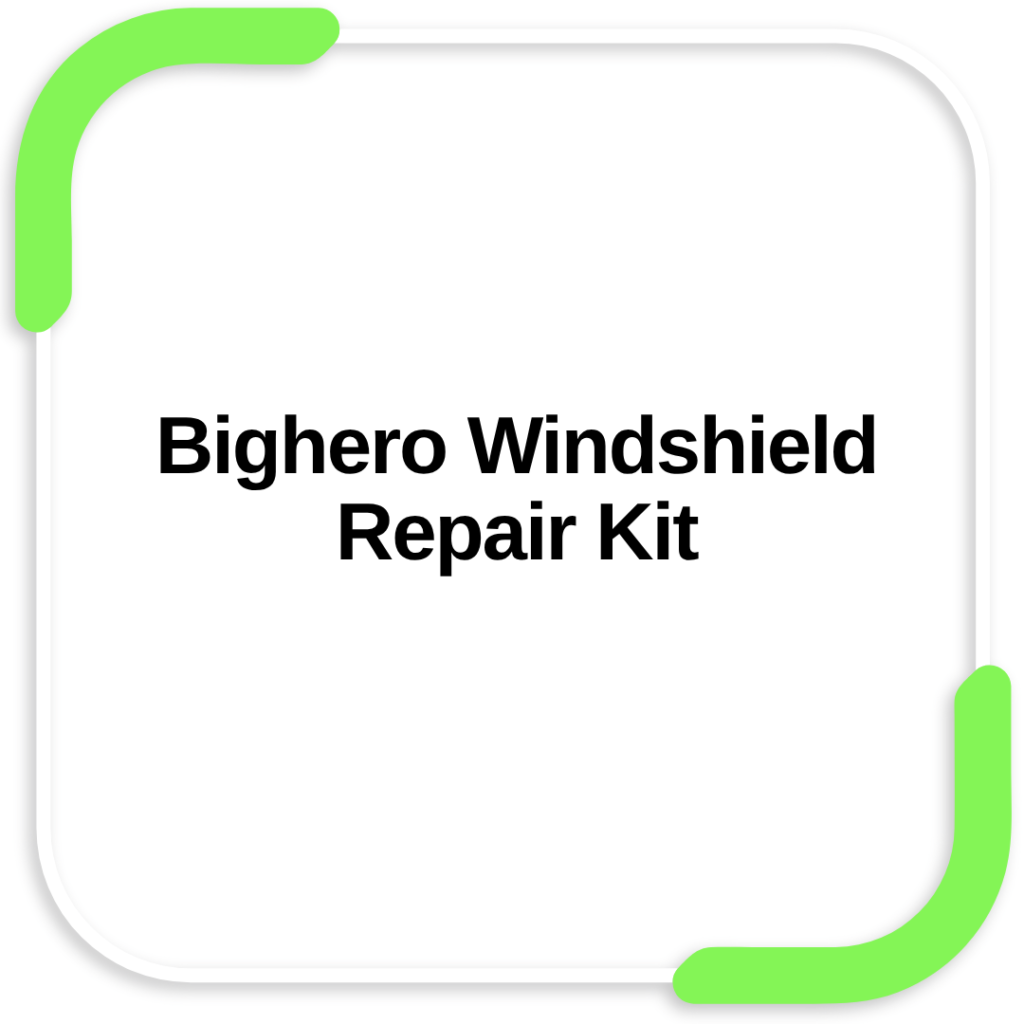 Bighero Windshield Repair Kit