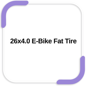 26x4.0 E-Bike Fat Tire