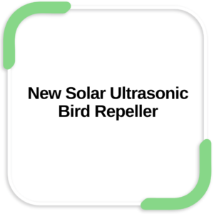 New Solar Ultrasonic Bird Repeller