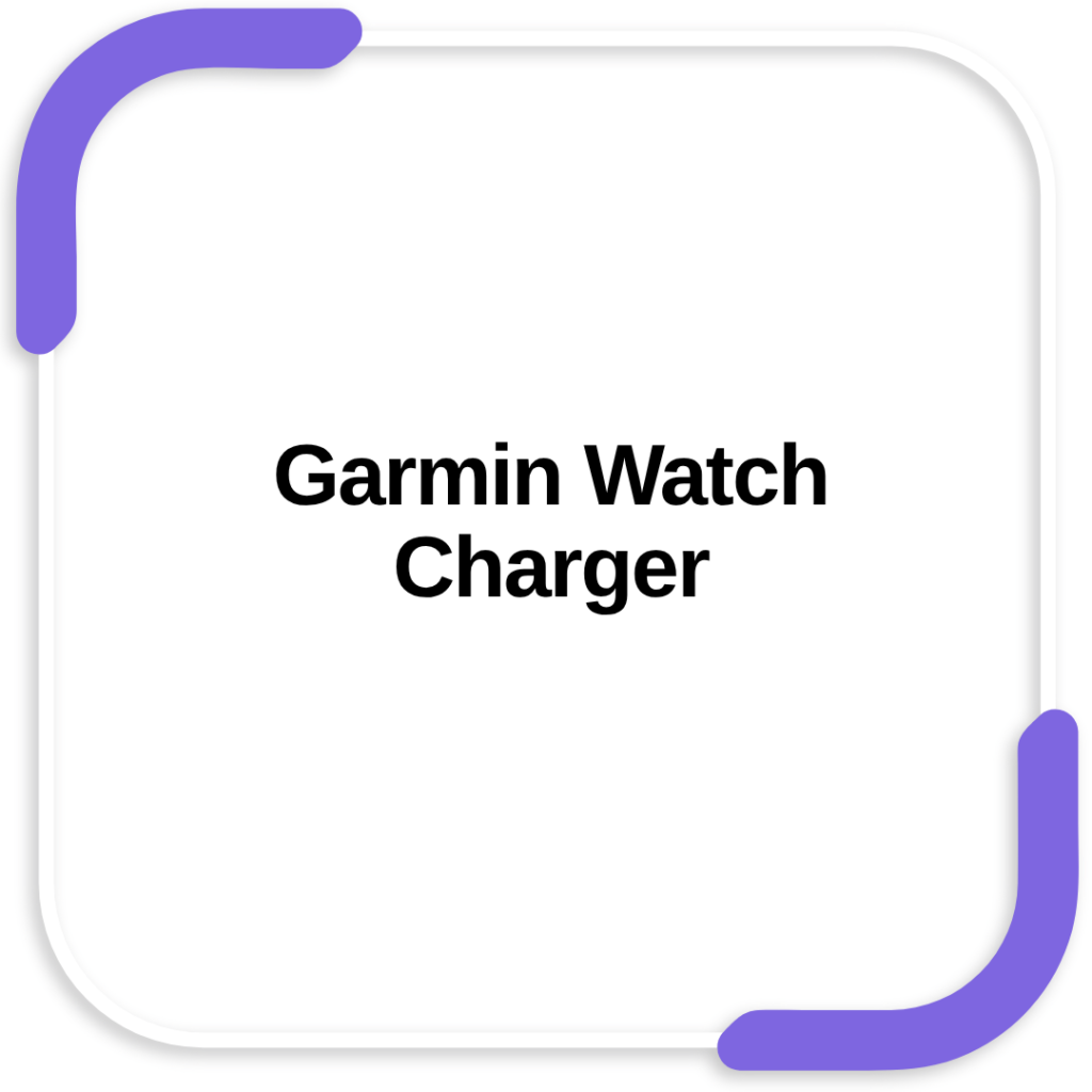 Garmin Watch Charger