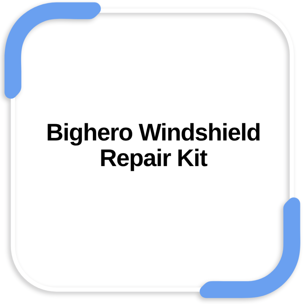 Bighero Windshield Repair Kit