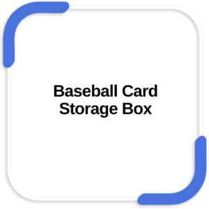 Baseball Card Storage Box