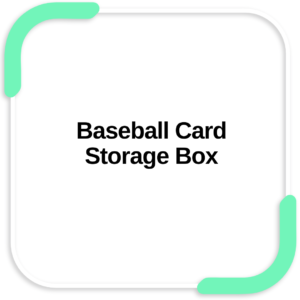 Baseball Card Storage Box