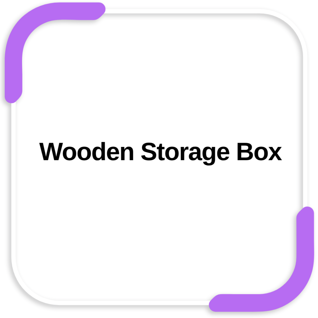 Wooden Storage Box