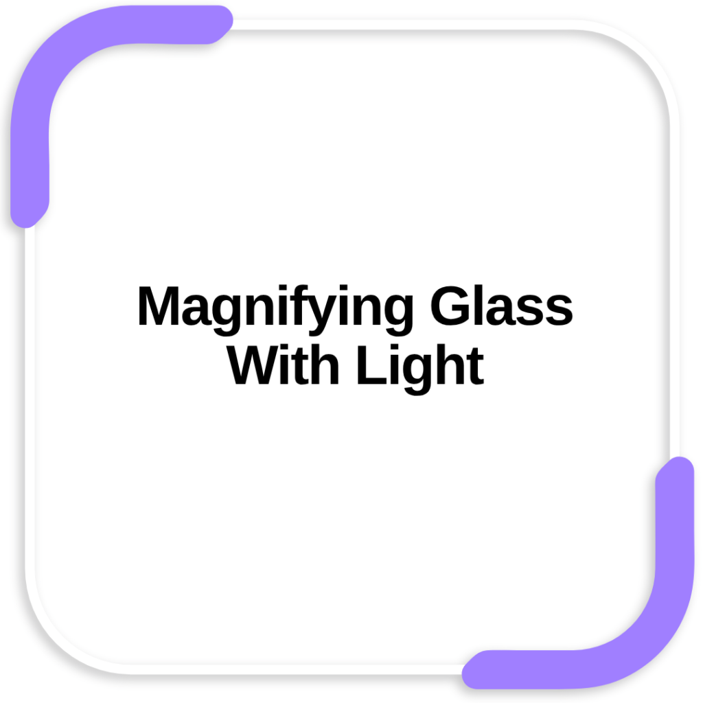 Magnifying Glass With Light