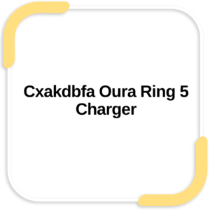 Cxakdbfa Oura Ring 5 Charger