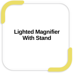 Lighted Magnifier With Stand