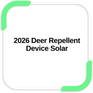 2026 Deer Repellent Device Solar