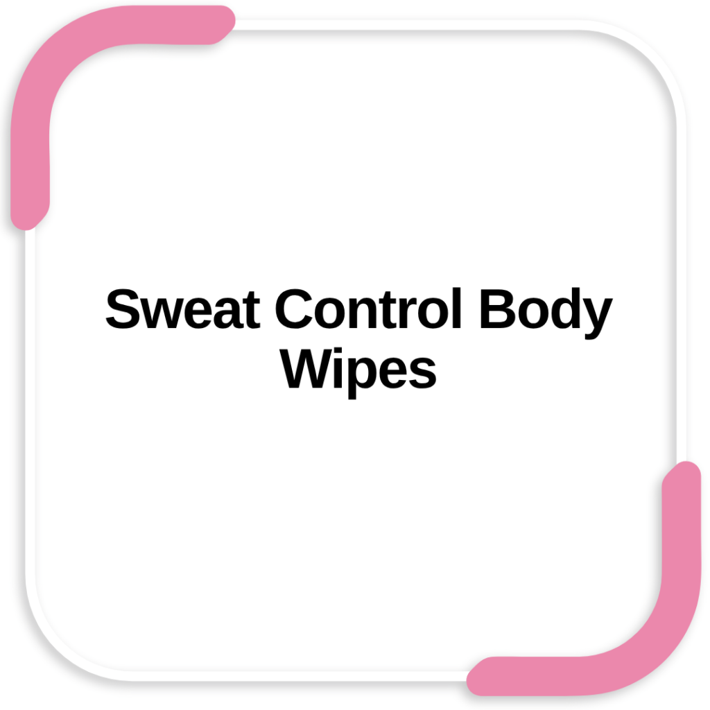 Sweat Control Body Wipes