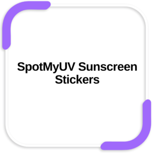 SpotMyUV Sunscreen Stickers