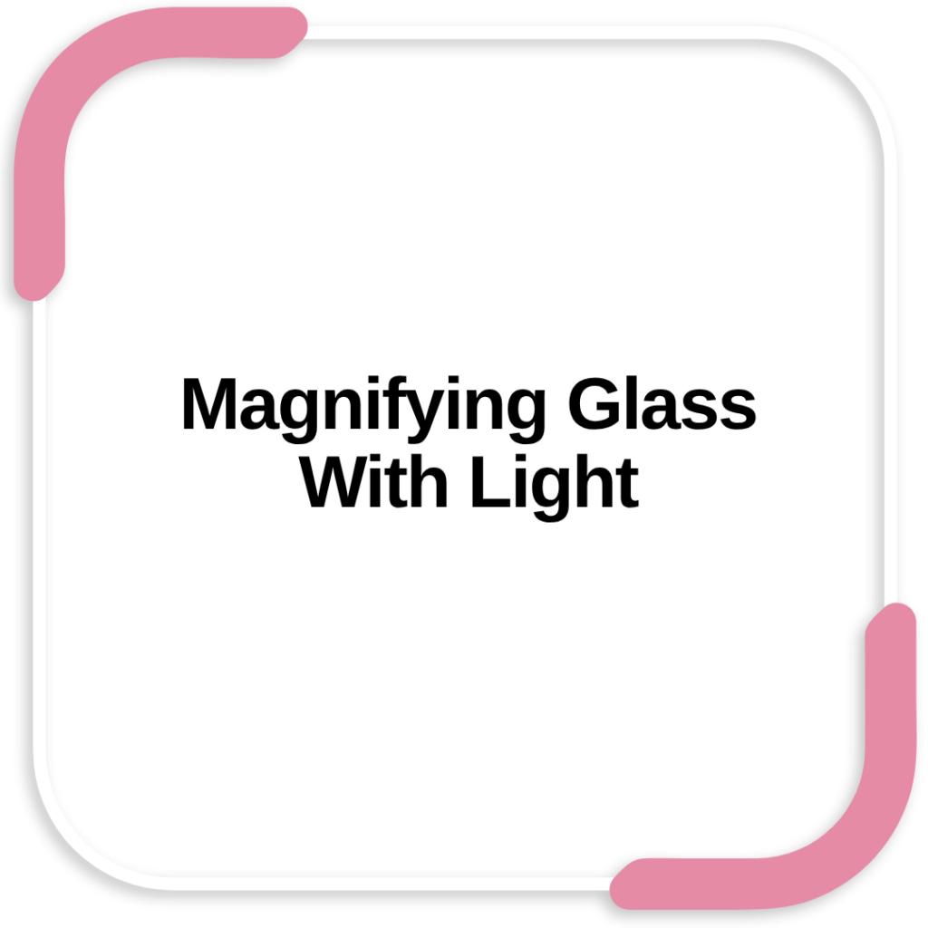 Magnifying Glass With Light