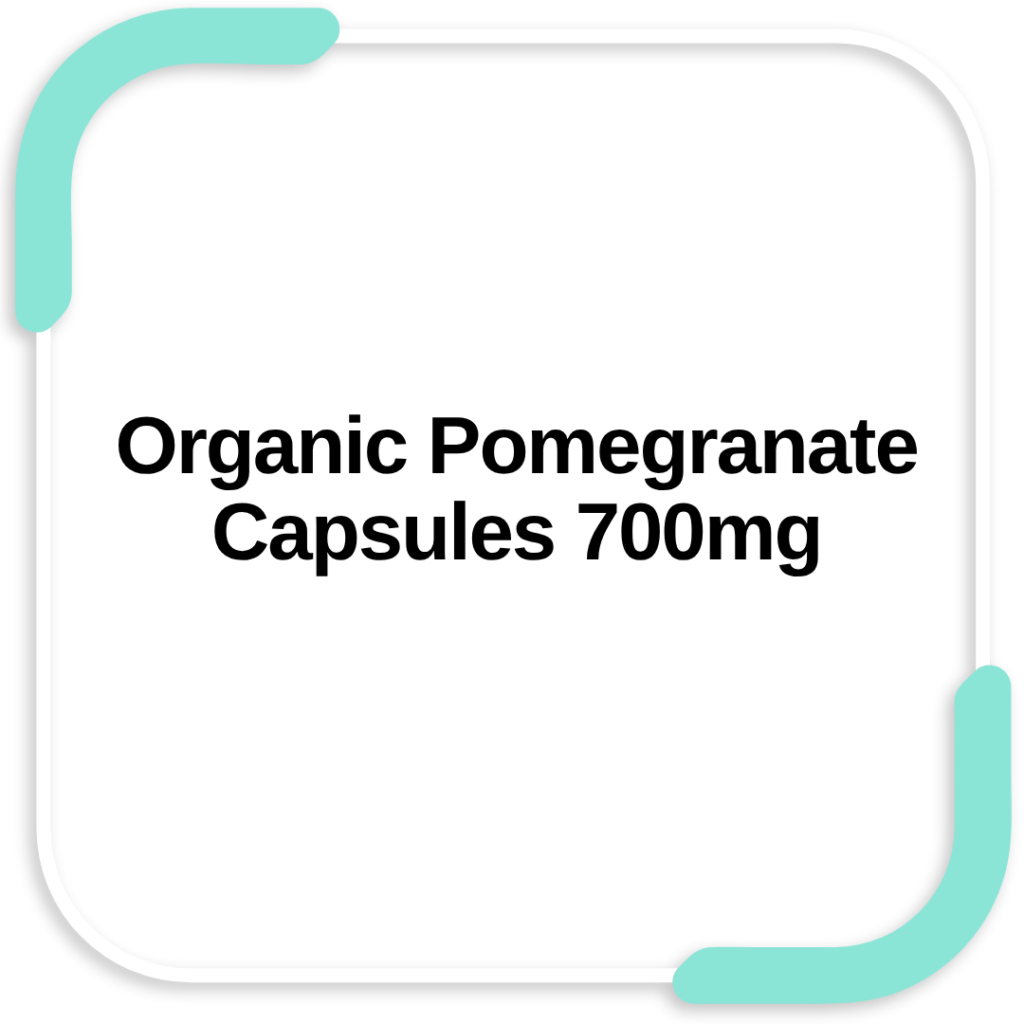 Organic Pomegranate Capsules 700mg